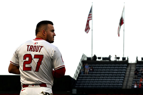 Los Angeles Angels outfielder Mike Trout 