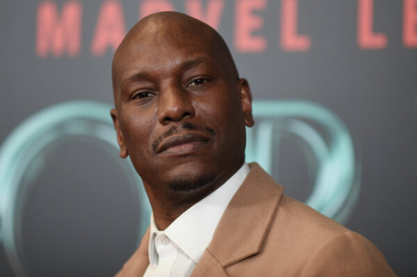 Tyrese Gibson arrives at a special screening of "Morbius"