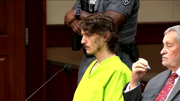 Matthew Lanz reacts to the judge's verdict