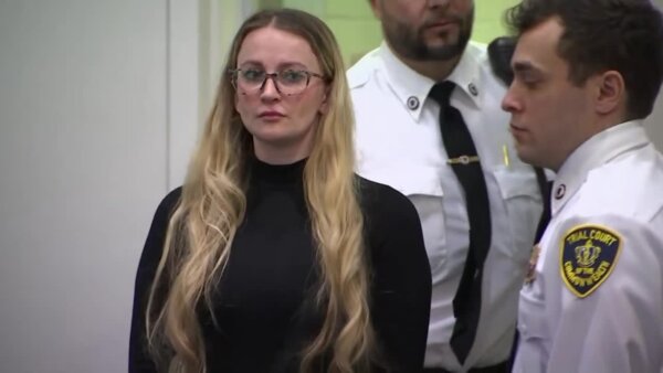 Kelsey Fitzsimmons enters court