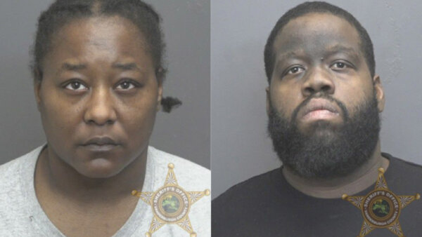 Dejon Darrell Fox (R) and Chardnae Cleveland (L).