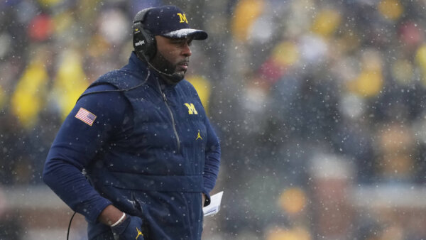 Michigan head coach Sherrone Moore