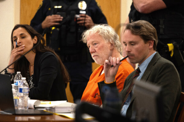 Director and actor Timothy Busfield appears at a hearing