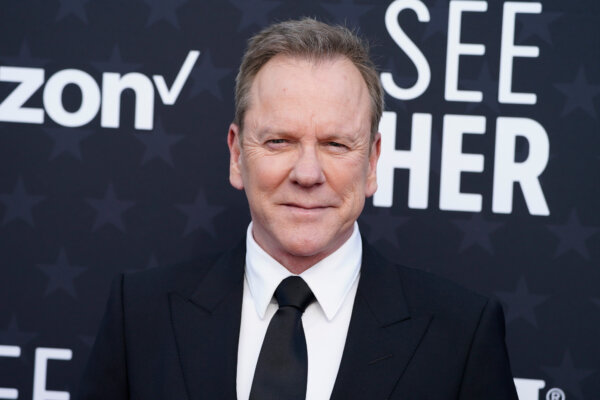 Kiefer Sutherland arrives at the 29th Critics Choice Awards