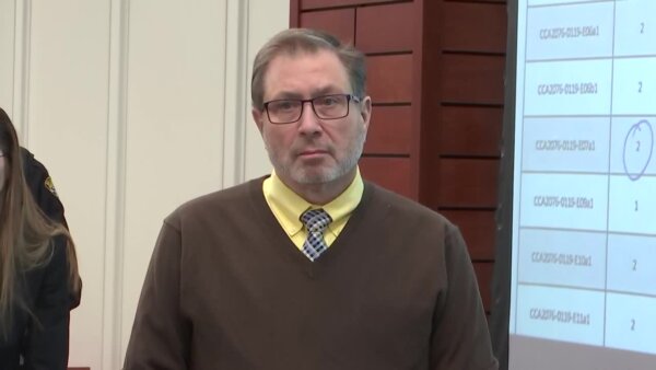 Paul Caneiro appears in court