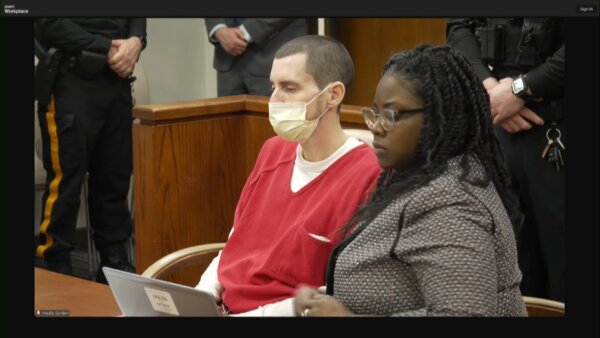 Christopher Ryan Blevins appears in court