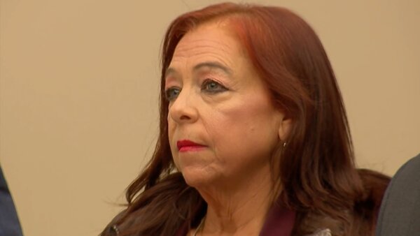 Kimberly Sullivan stands in court