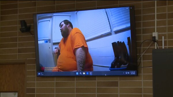 Stacey Wondra seen during police interview