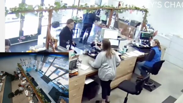 Bryan Kohberger is seen inside a DMV