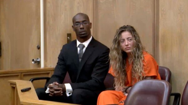 Maecee Lathers sits in court