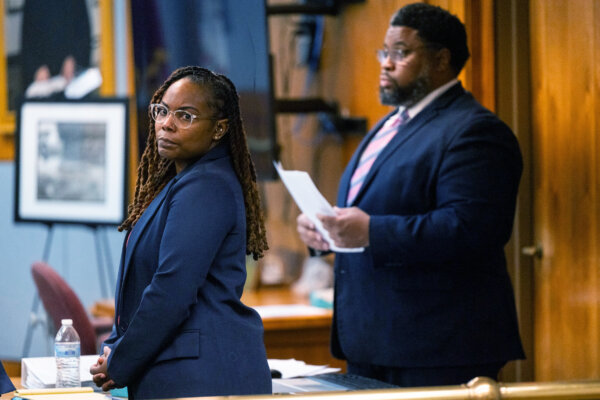 Ebony Parker in court