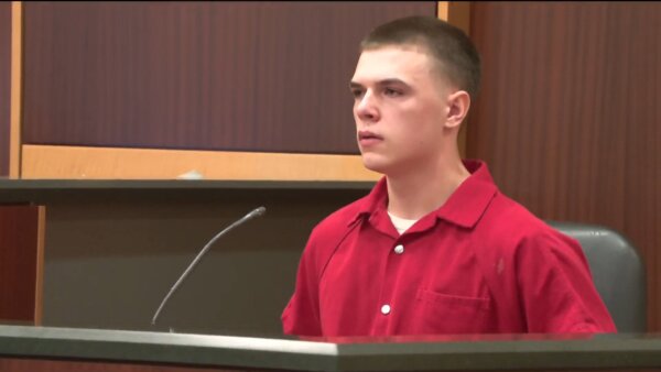 Thomas Stein gives a statement at sentencing