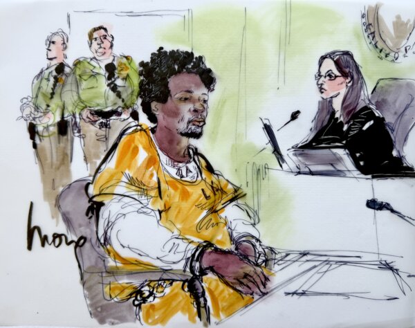 David 'd4vd' Burke appears at a hearing on July 7, 2026.